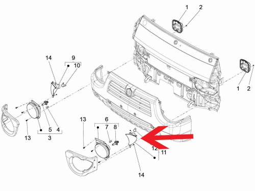 Turn signal front left